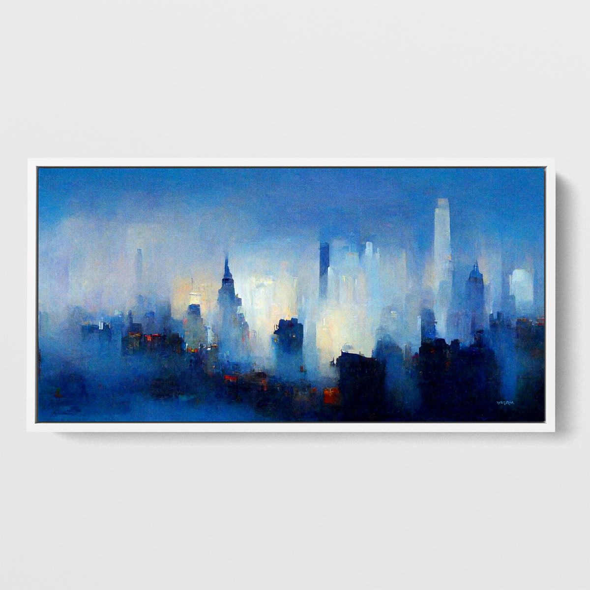 Large Abstract New York City Canvas Art Hellström Prints