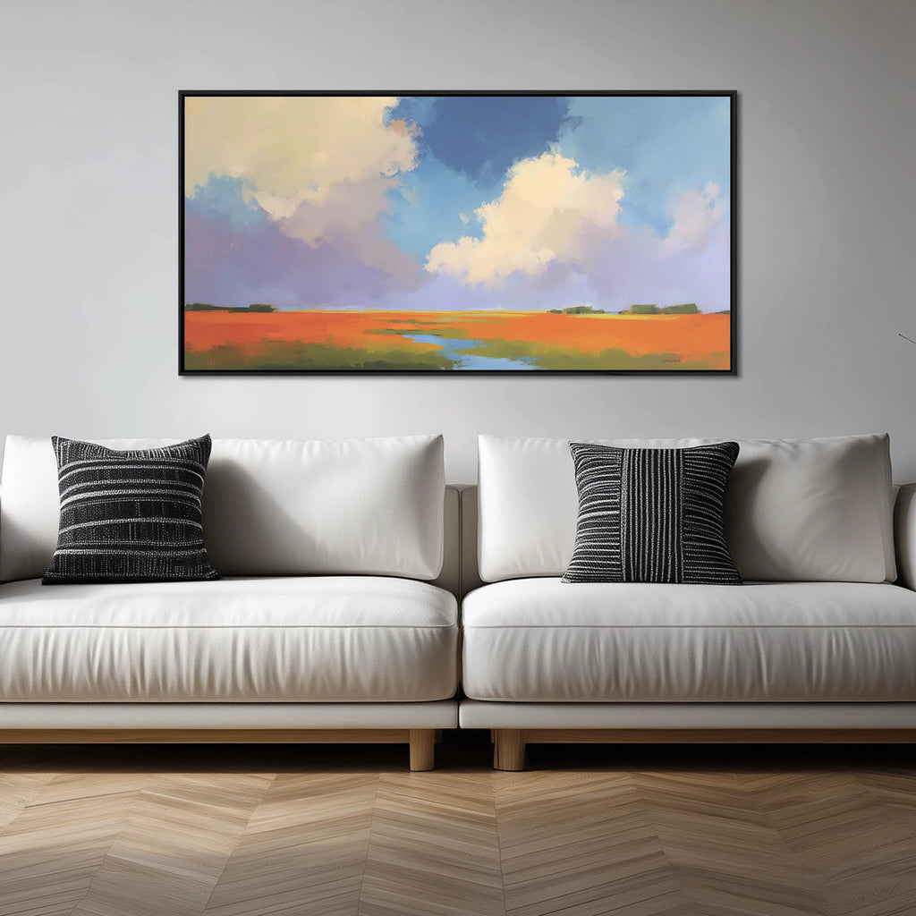 A large Prairie Canvas Wall Art.