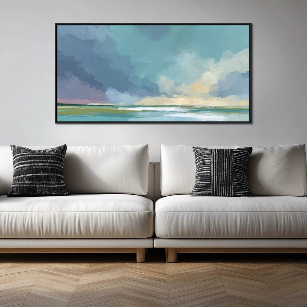 A Modern Seascape Painting on Canvas.