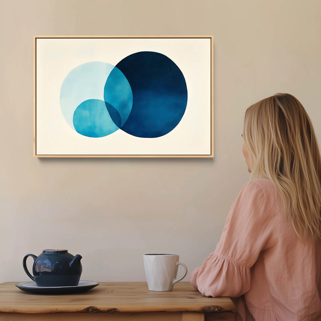 A Horizontal Modern Abstract Print
