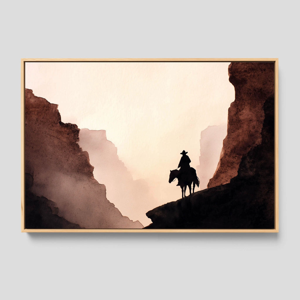 Southwestern Cowboy Art Print.
