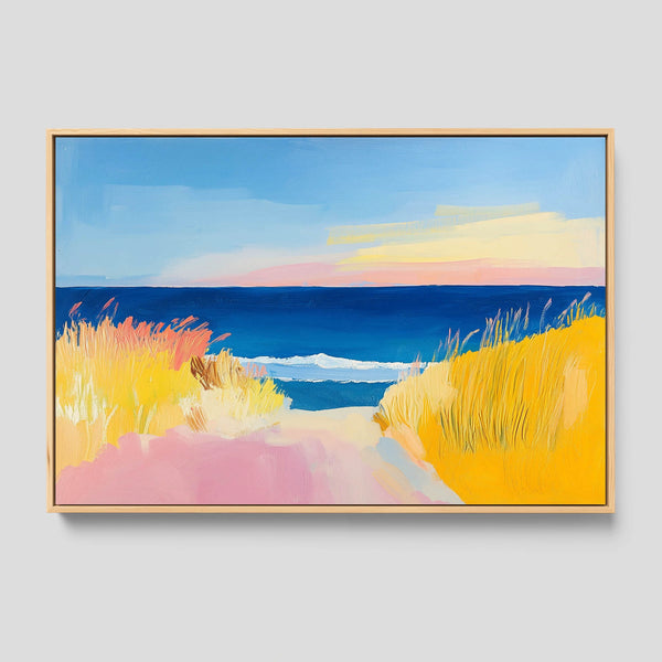 A Colorful East Coast Beach Print.