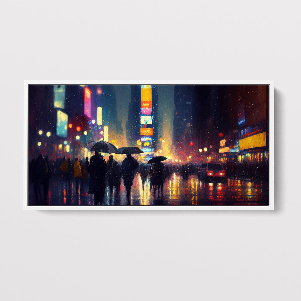 New York City on a Rainy Night Painting.