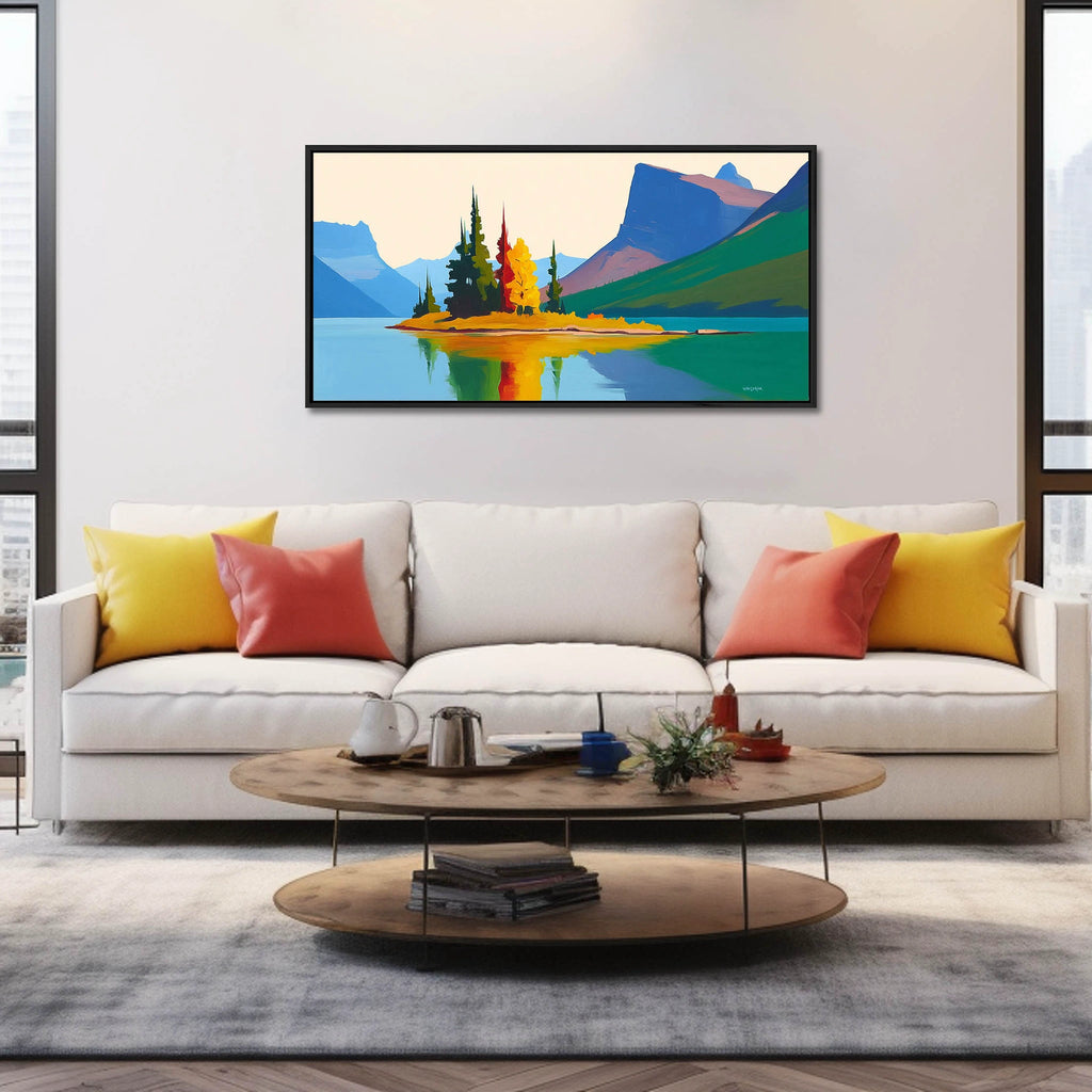 A Colorful Contemporary Nature Print.