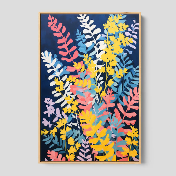An Abstract Floral Wall Art.