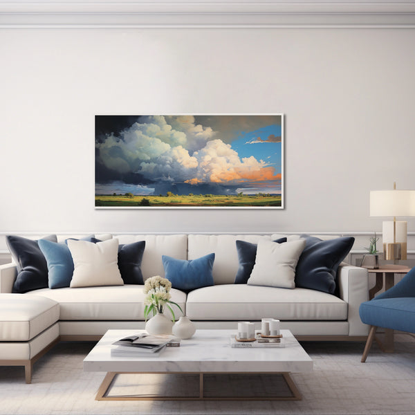 Oversized Western Landscape Wall Art.