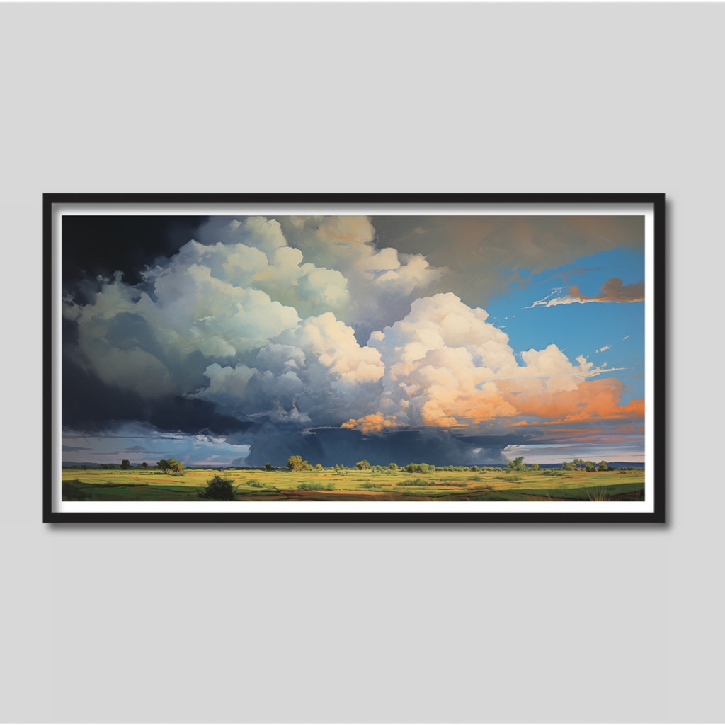 Oversized Western Landscape Wall Art.