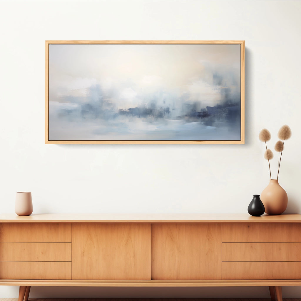 A Large Horizontal Modern Abstract Wall Decor.