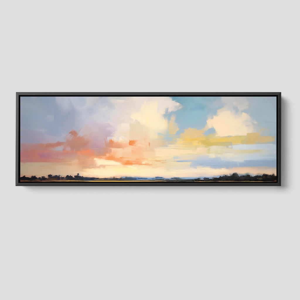 Panoramic Abstract Landscape Painting