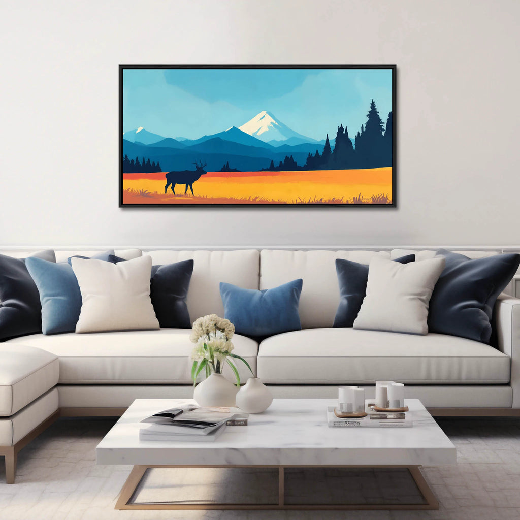 A Large Rustic Landscape Canvas Print