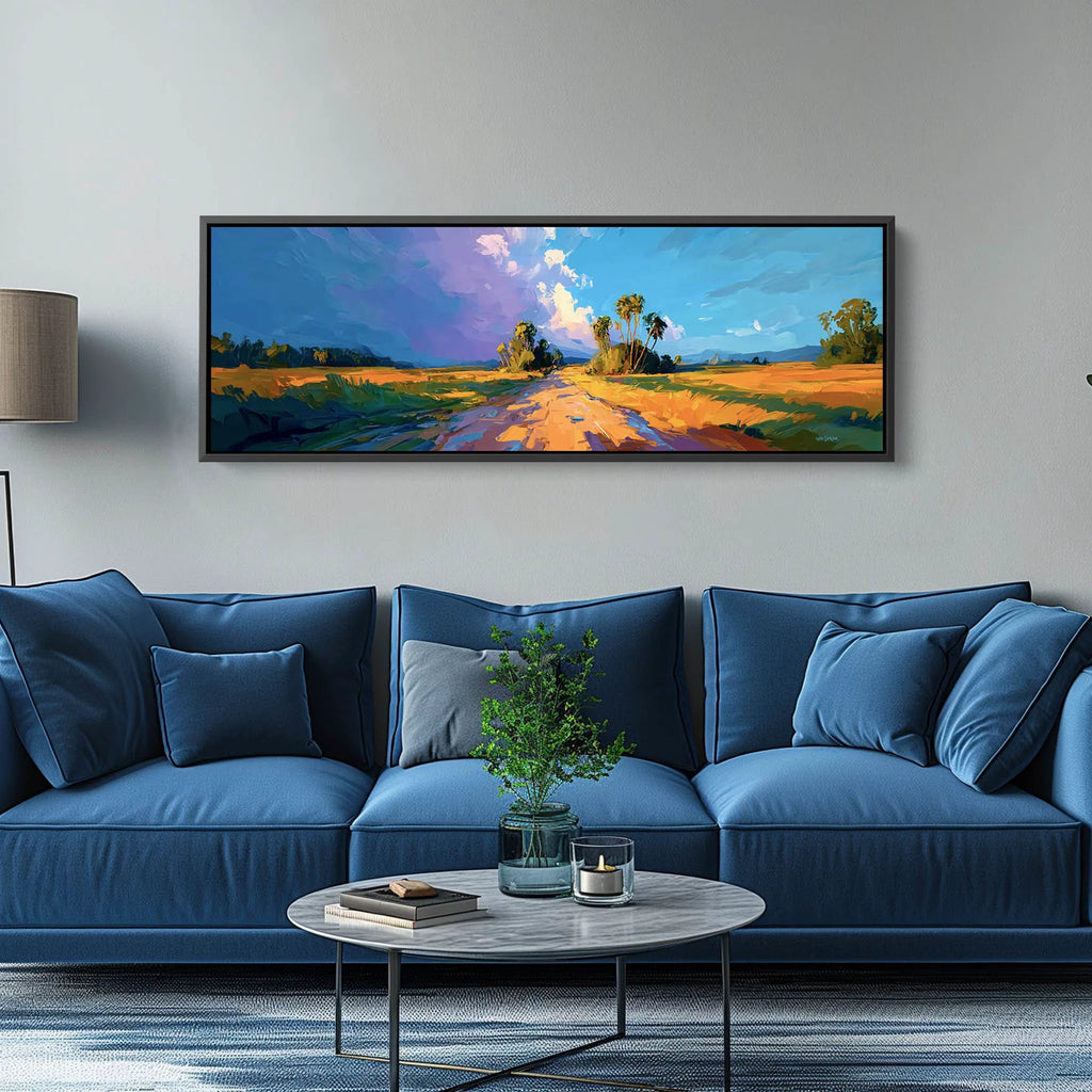An extra-large vibrant Florida nature wall decor.