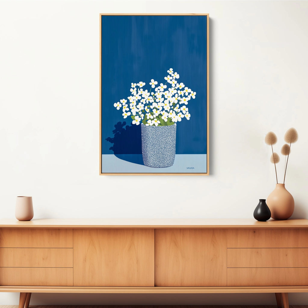 A Framed Botanical Print for Home Decor.