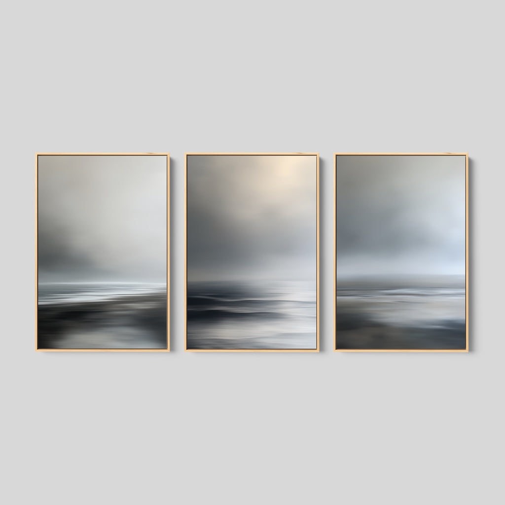 Minimalist Beach Canvas Wall Art Set