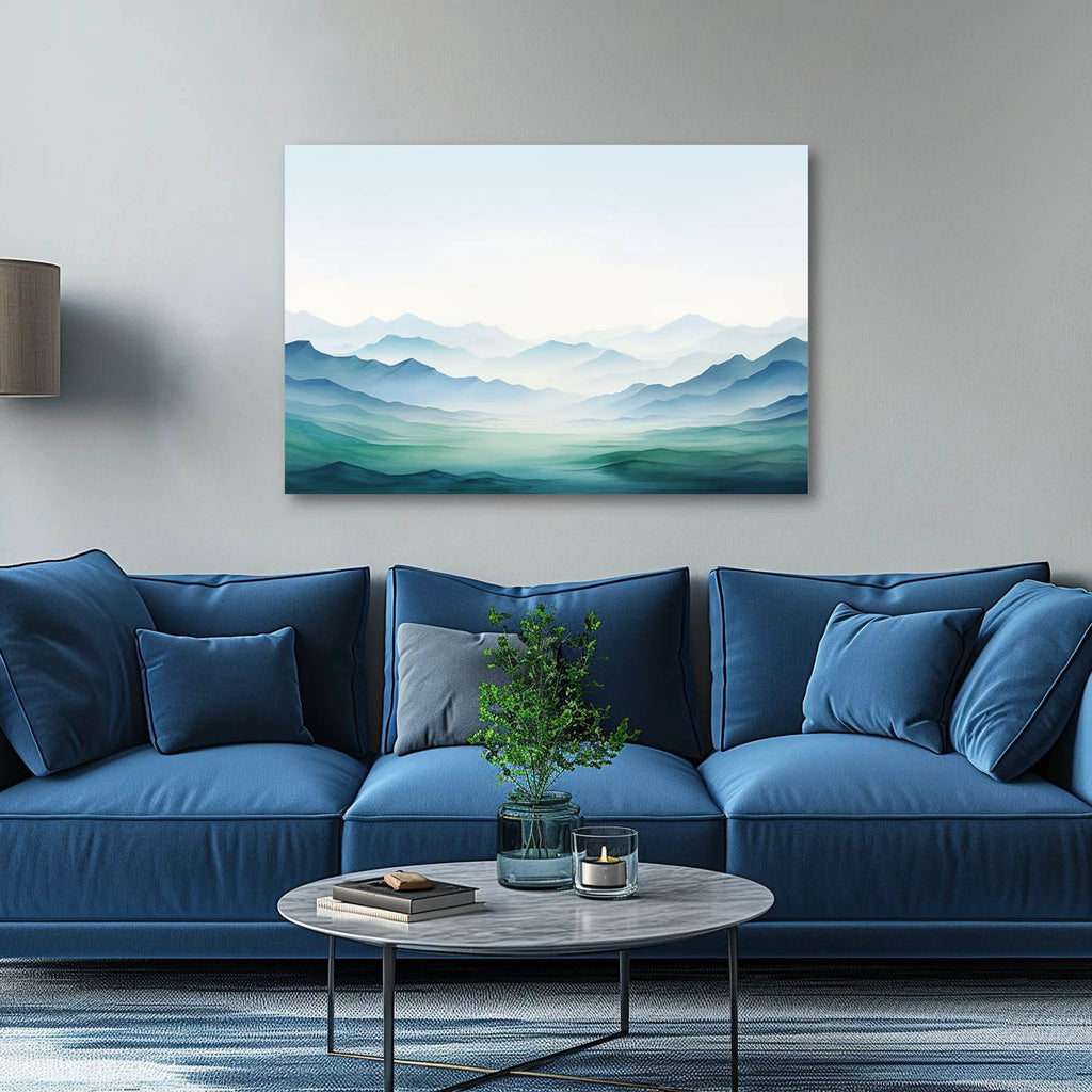 A horizontal nature-themed artwork on fine art paper or gallery wrapped canvas, framed or unframed.