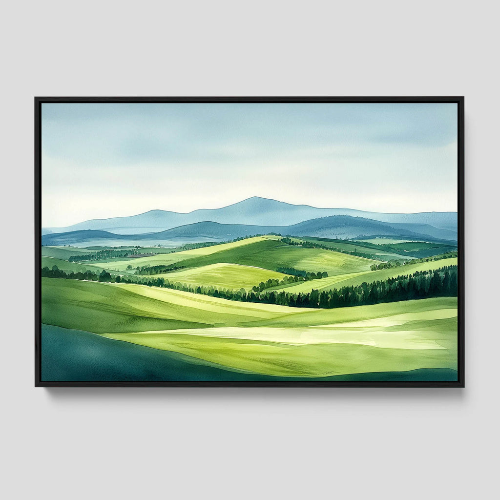 Green Fields Wall Decor.