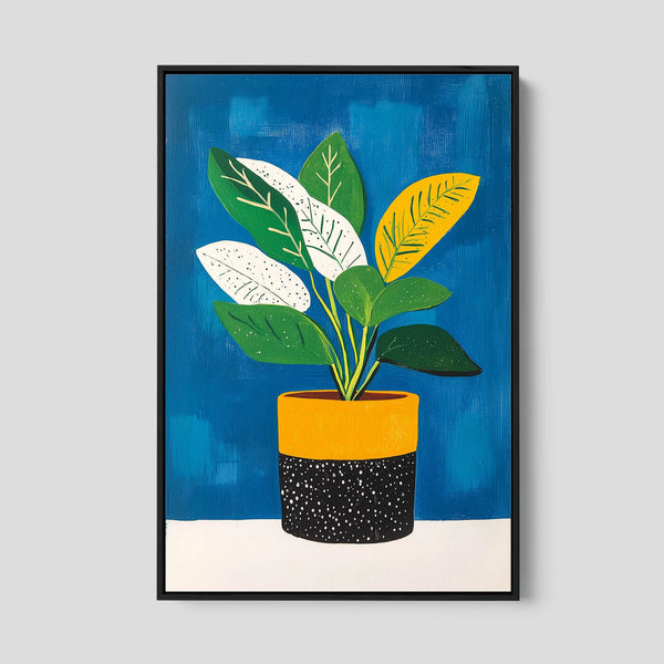 Colorful Botanical Artwork in Bold Colors.