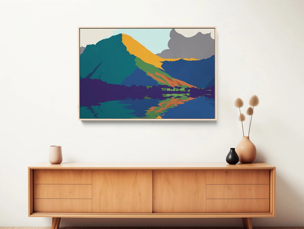 Buttermere, Lake District, Cumbria landscape canvas art. 