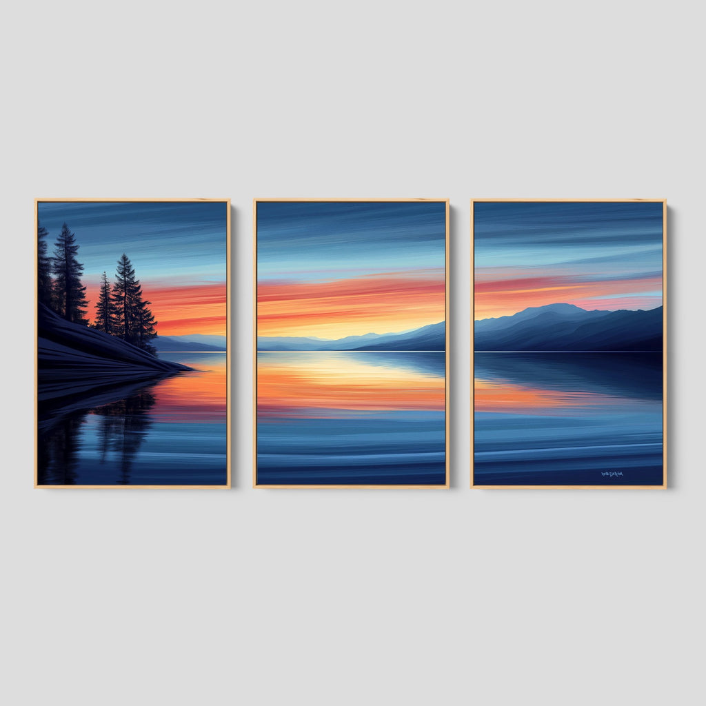 Set of 3 Lake Tahoe Prints.