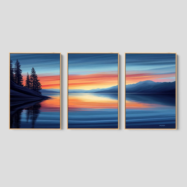 Set of 3 Lake Tahoe Prints.