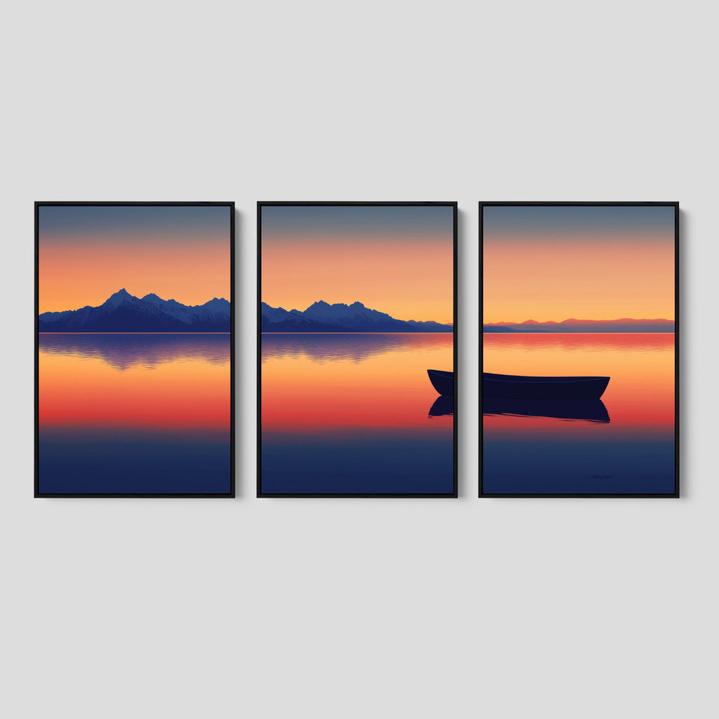 Sunset Over Lake Tahoe Artwork.