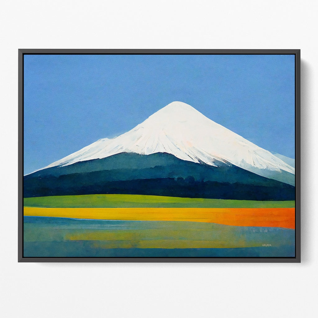Minimalist Contemporary Mountain Art Print.