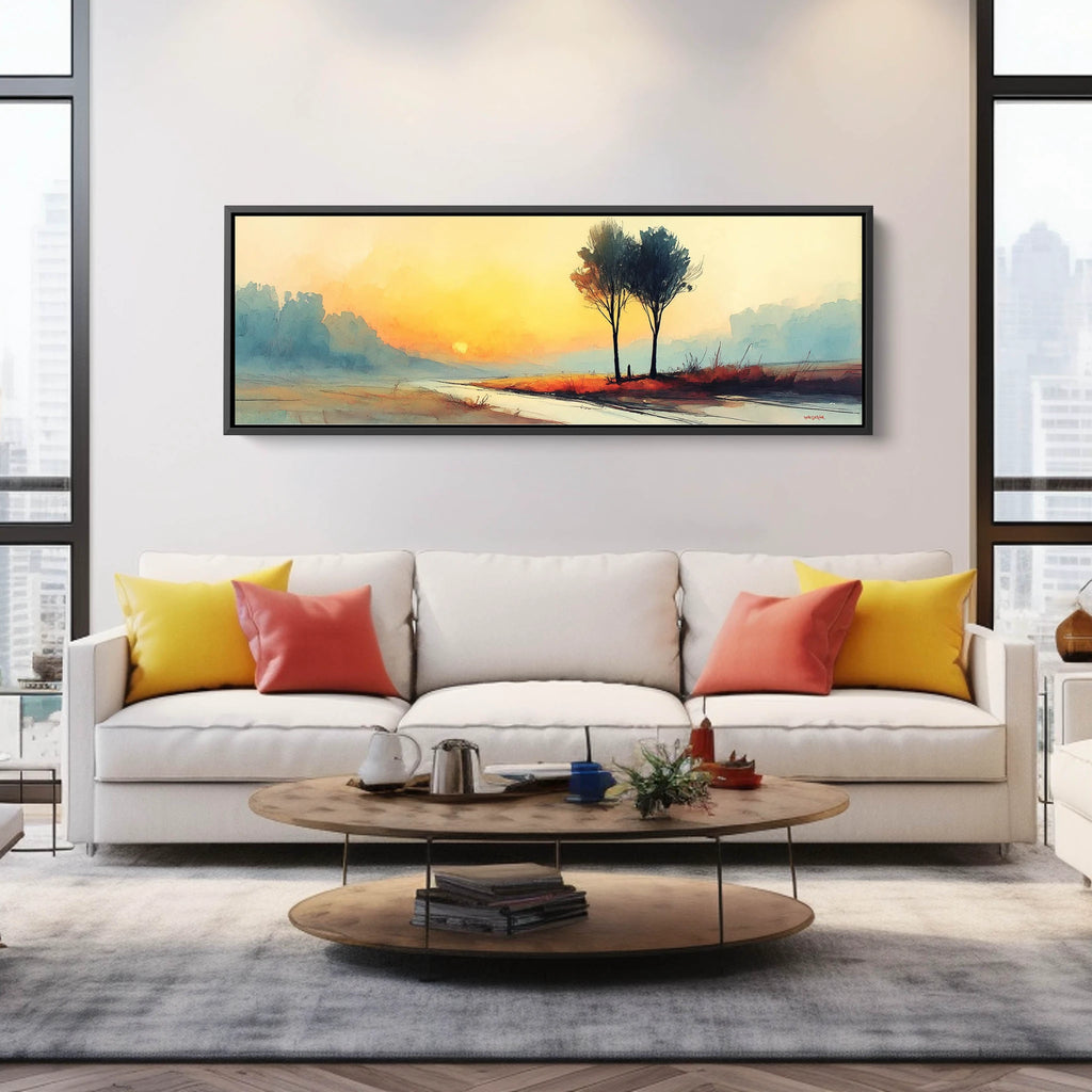 Horizontal Nature Wall Art for Living Room.