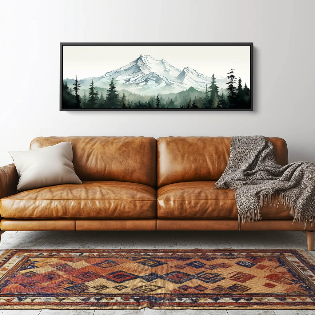 Mt. Shasta Watercolor Painting