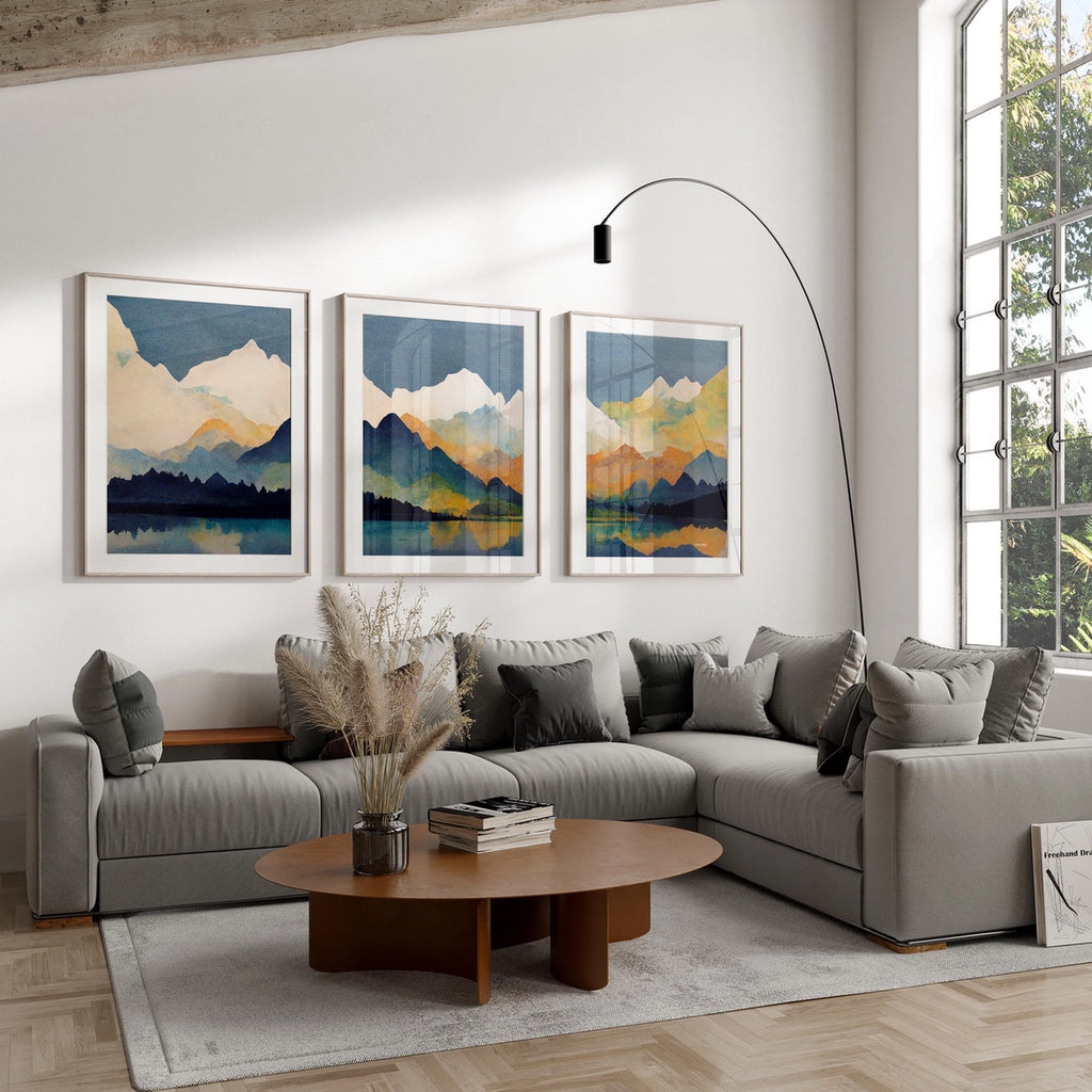 Our large wall art sets and canvas sets allow you to design your space with curated wall art pieces from Hellström Prints. Each art print set can be mixed and matched to find the perfect combination, with discounts available for increased quantities.
