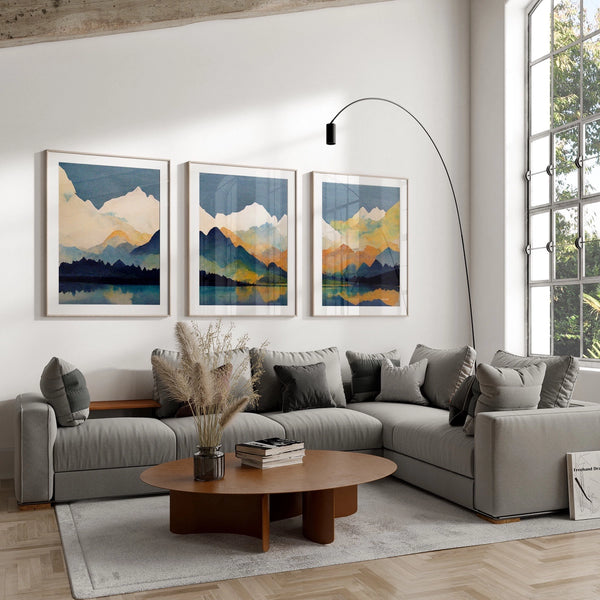 Our large wall art sets and canvas sets allow you to design your space with curated wall art pieces from Hellström Prints. Each art print set can be mixed and matched to find the perfect combination, with discounts available for increased quantities.