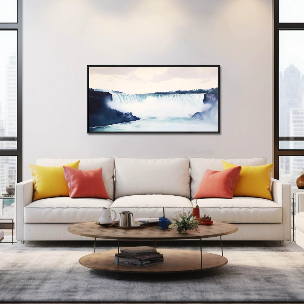 A panoramic wall art for living room.