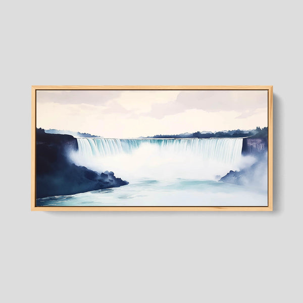 Watercolor Painting of Niagara Falls.