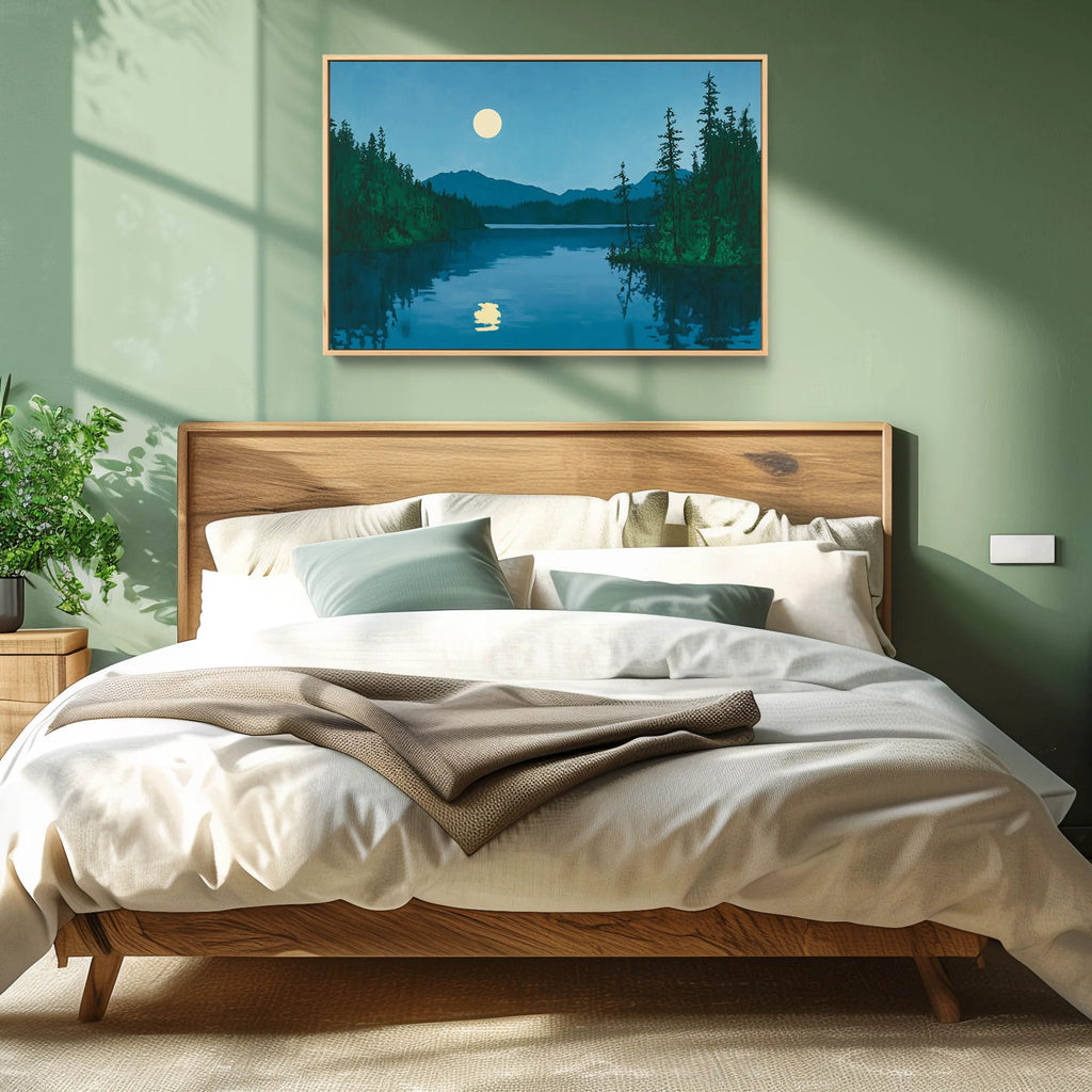 A Calming Nature Canvas Print For Bedroom.
