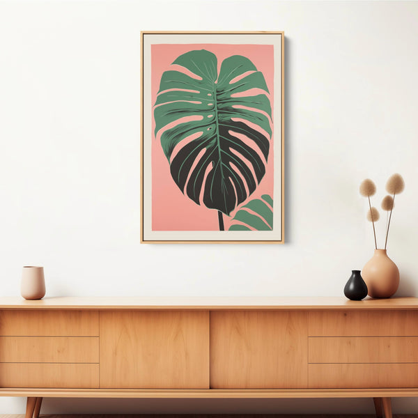 Framed Plant Print for Home or Office