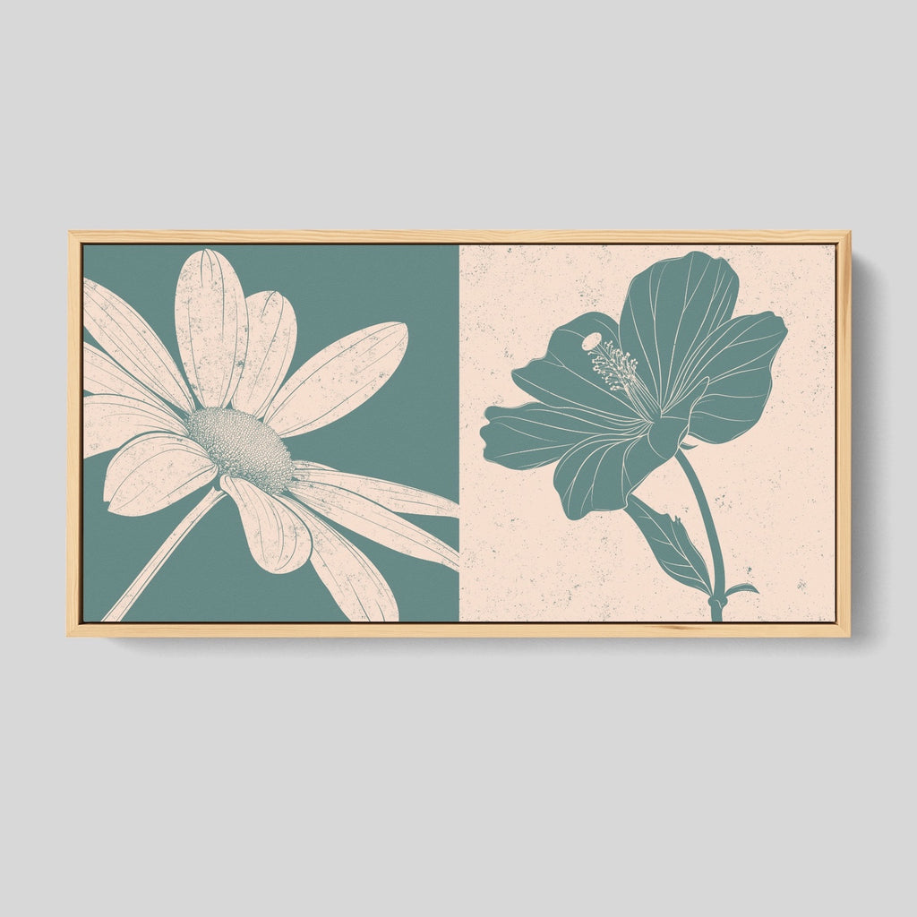 Sage Green Floral Boho Wall Decor.