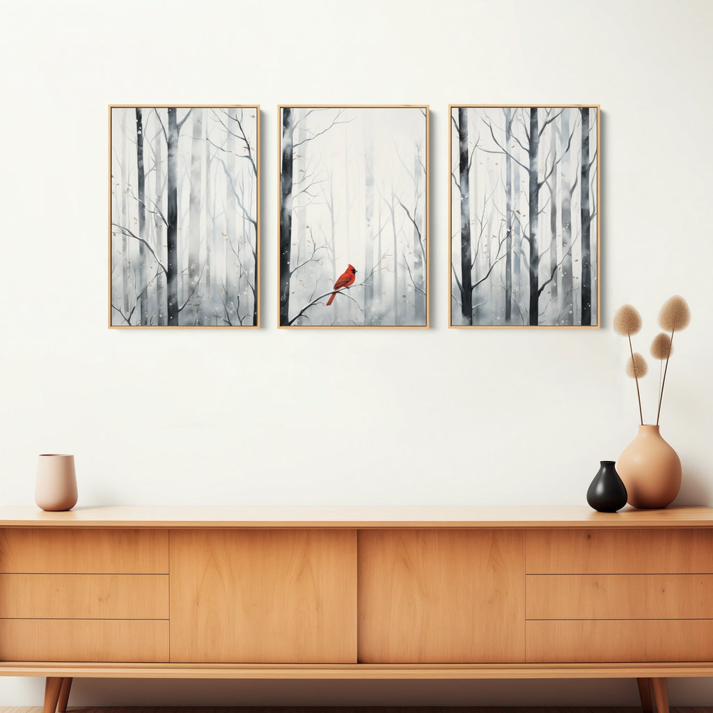 3 Piece Watercolor Wall Art Set