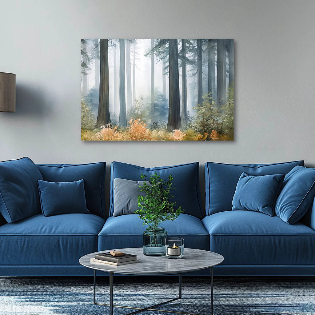 A nature-inspired artwork in soothing earthy tones.