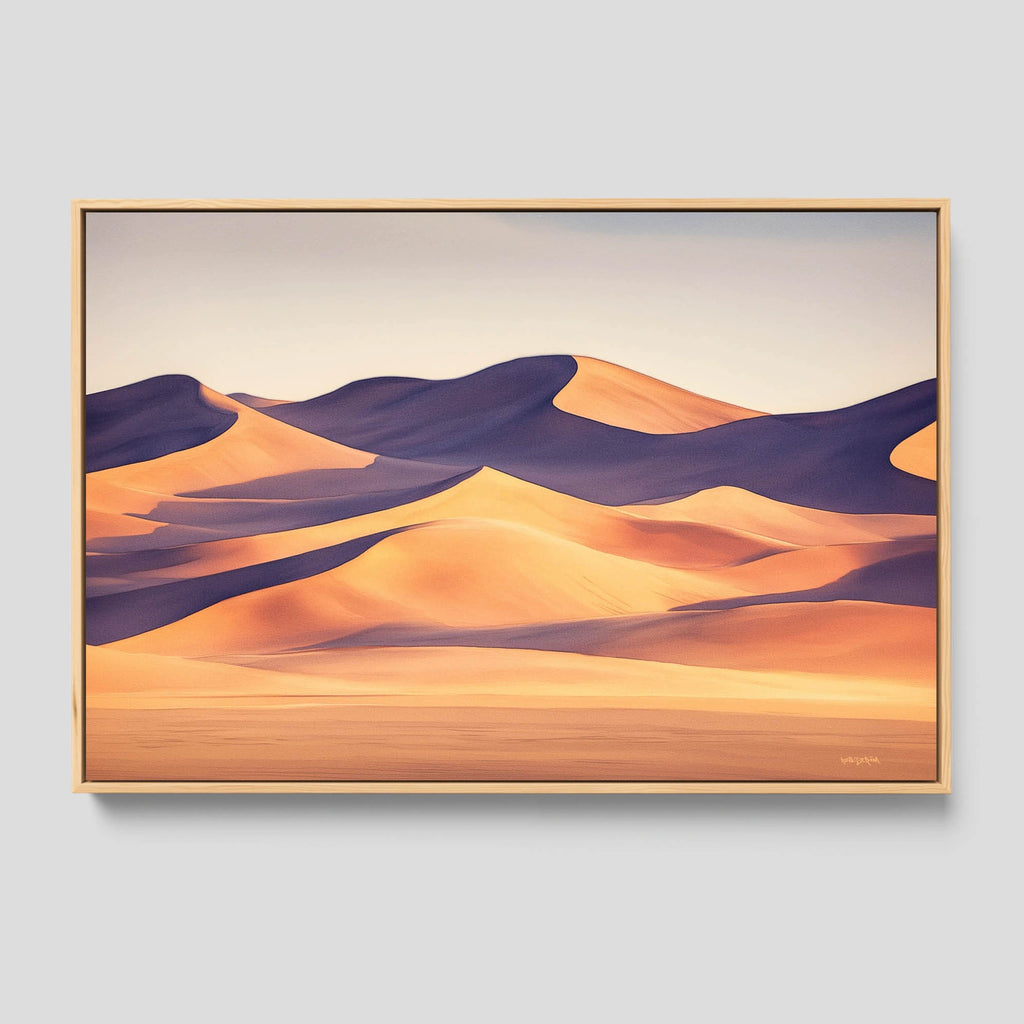 Horizontal Sand Dunes Artwork
