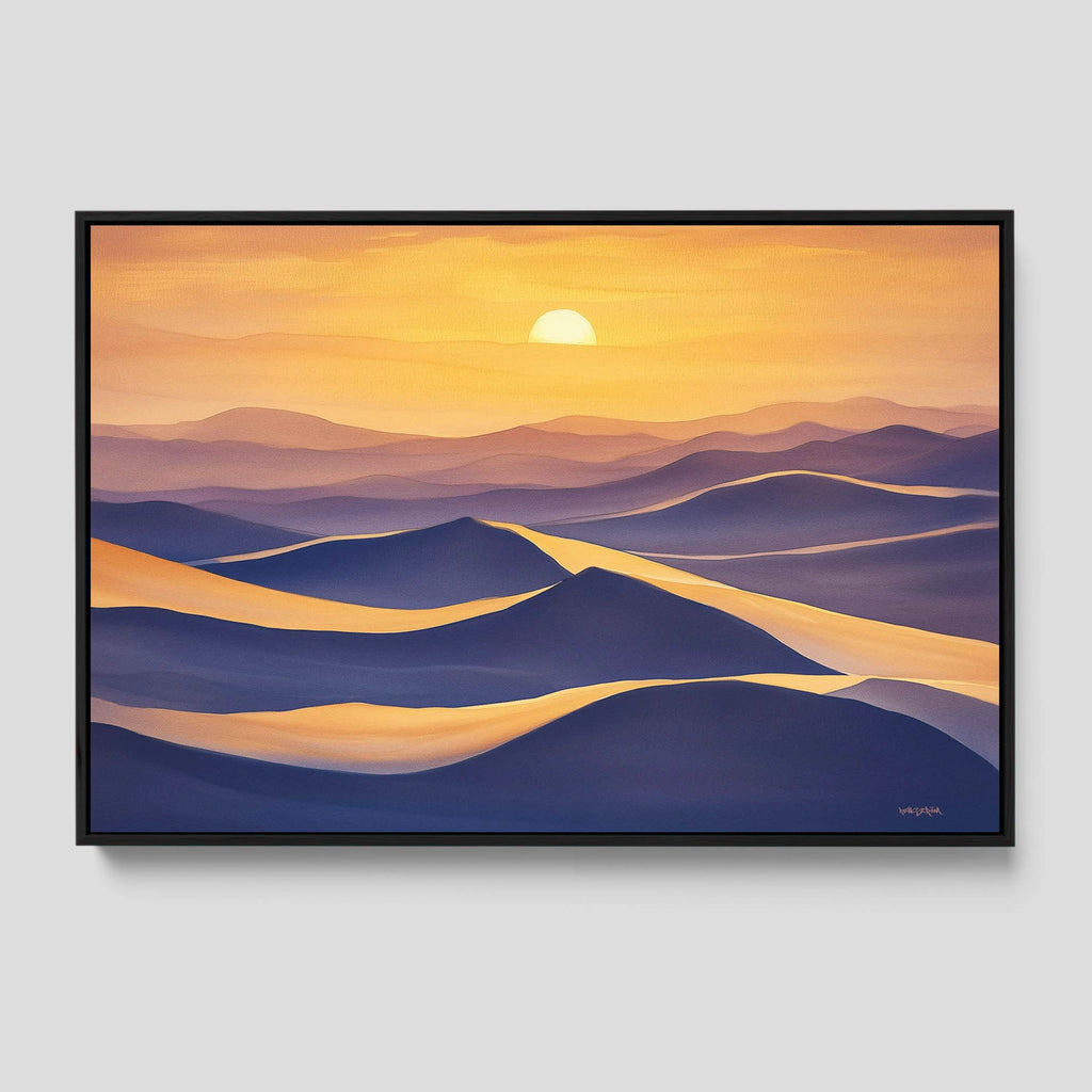 A Horizontal Sand Dunes Wall Art.