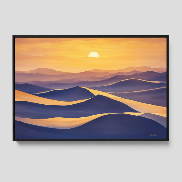 A Horizontal Sand Dunes Wall Art.