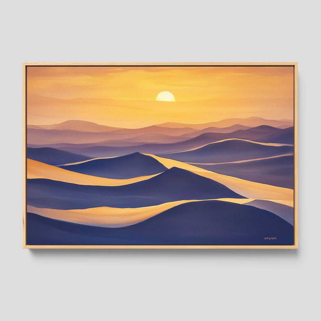 A Desert artwork featuring gentle curves and natural textures.