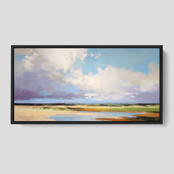 Abstract Grassland Landscape Wall Decor.