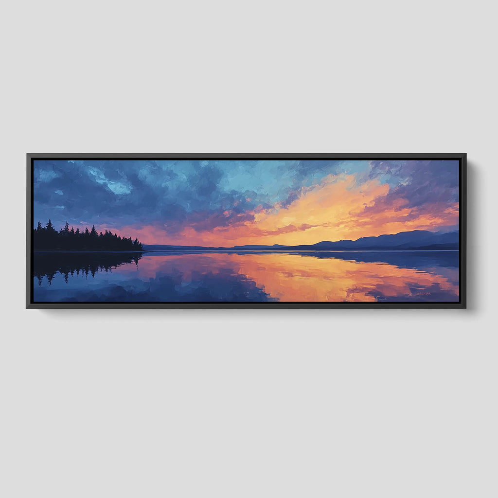 Extra Wide Peaceful Lakehouse Decor.