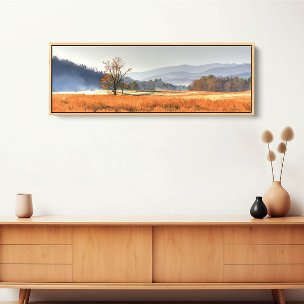 A large Tennessee Landscape Print in earthy tones.