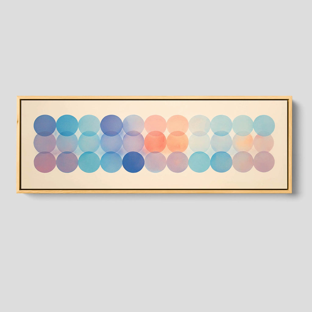 An Abstract Watercolor Painting in Pastel Colors.