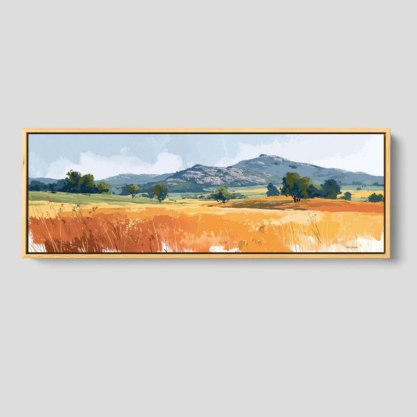 A Horizontal Wichita Mountains Wall Art.